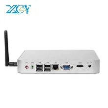 XCY Мини-ПК Intel Core i3 3217U i5 3317U двухъядерные мини Настольные ПК компьютер HTPC офисный компьютер WI-FI HDMI VGA Окна 10 Linux