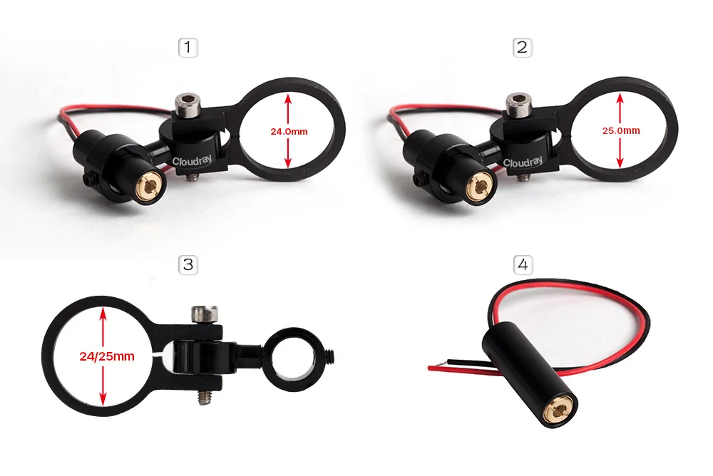 Диод модуль Red Dot комплект позиционирования DC 5 В для DIY Co2 лазерная гравировка Резка головы