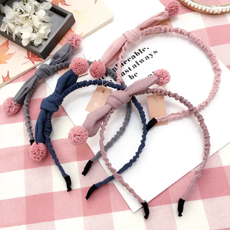 Girls Kids Hair Hoop Band Headbands Bowknot Accessories Headdress Hairband