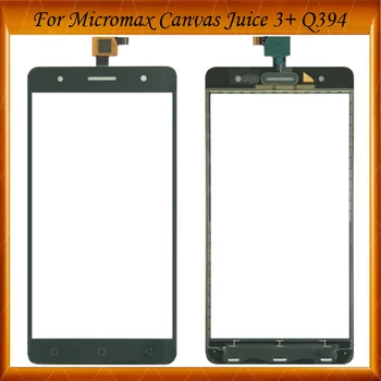

10Pcs/Lot Black Screen For Micromax Canvas Juice 3+ Q394 Touch Screen Digitizer In Stock