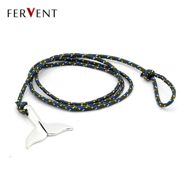 Ocean Style Antique Silver Plated Rope Whale Tail Bracelet Men Ocean Style Antique Silver Plated Rope Whale Tail Bracelet Men Wrap Bracelets Protecting The
