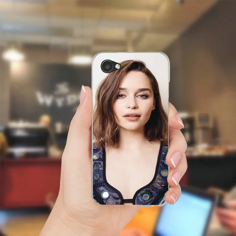 

Emilia Clarke New Personalized Silicone Soft TPU Phone Cases for LG G2 G3 Mini G4 G5 G6 K4 K7 K8 K10 2017 V10 V20 V30 Nexus 5X