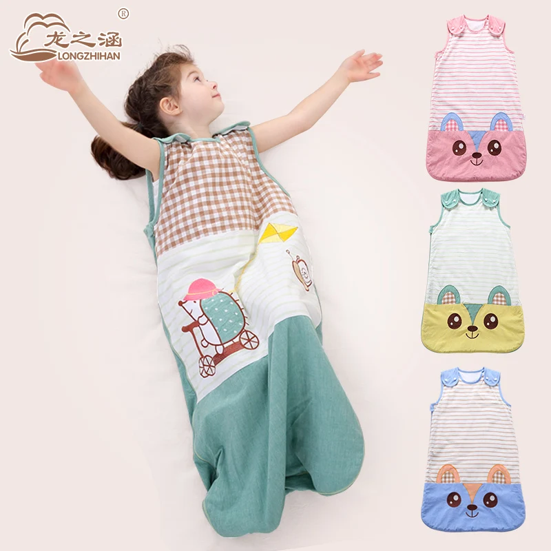 Baby Sleeping Bag Newborns Cotton Summer Children Sleep Sack Infant