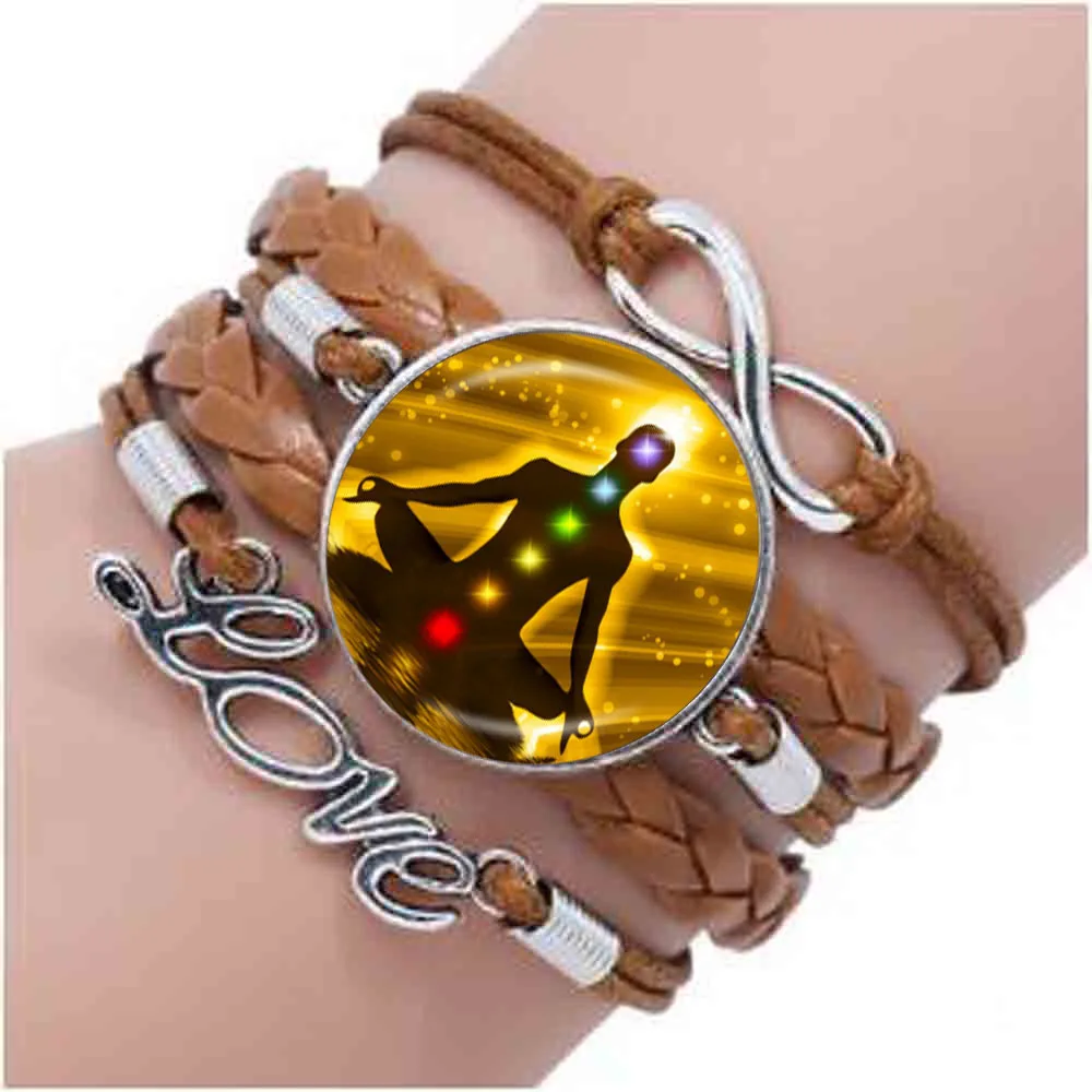Браслет Золотого Будды танец разрушений Властелин Шива браслет стекло