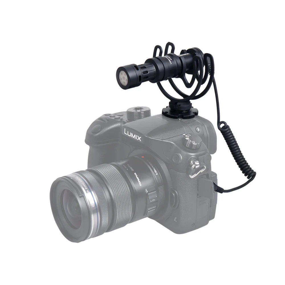 

COMMLITE CVM-VM10 Micro Compact Directional Condenser Video Aluminum Cardioid Mic Come with Super Anti-interference Function