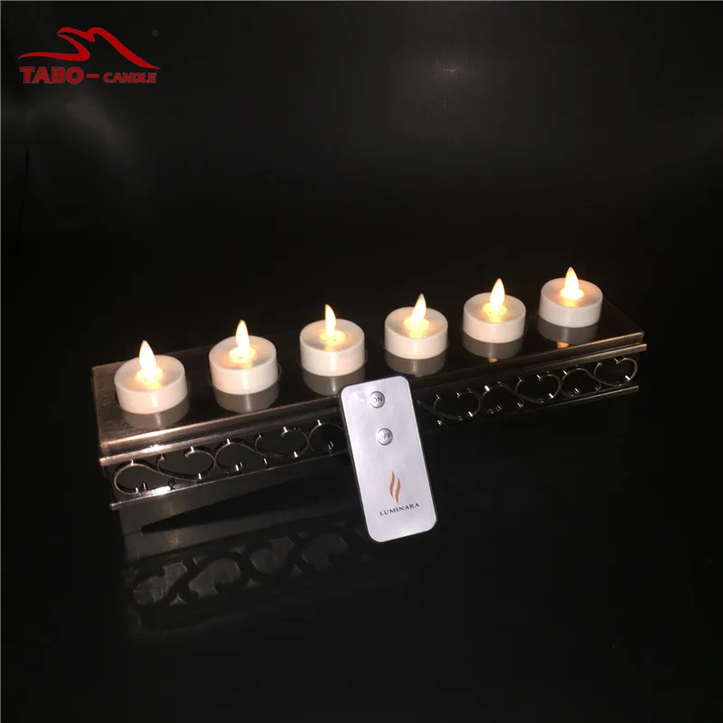 Luminara Rechargeable Flameless LED Tealight Candle for Home Decoration