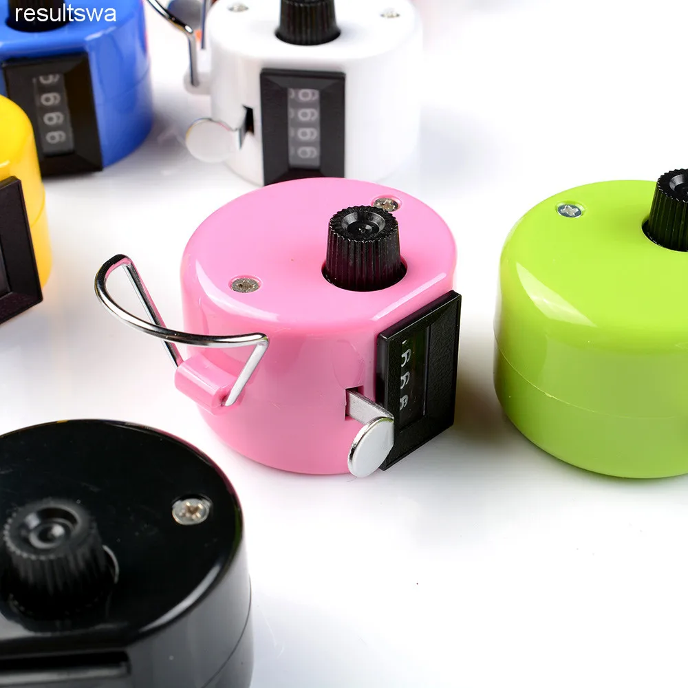 

Color Digital Hand Held Tally Clicker Counter 4 Digit Number Clicker Golf Chrome