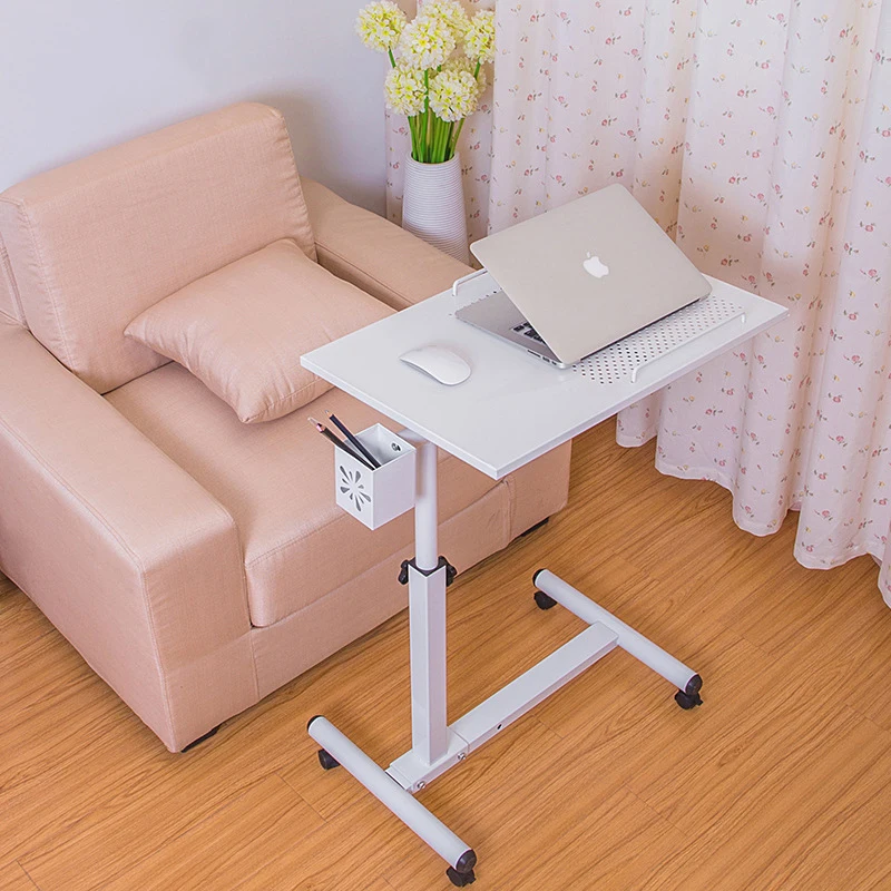 Simple Lazy PC Table Rotary Laptop Desk for Bed Sofa Multipurpose Bedside Table Height Adjustable Writing Desk For Student