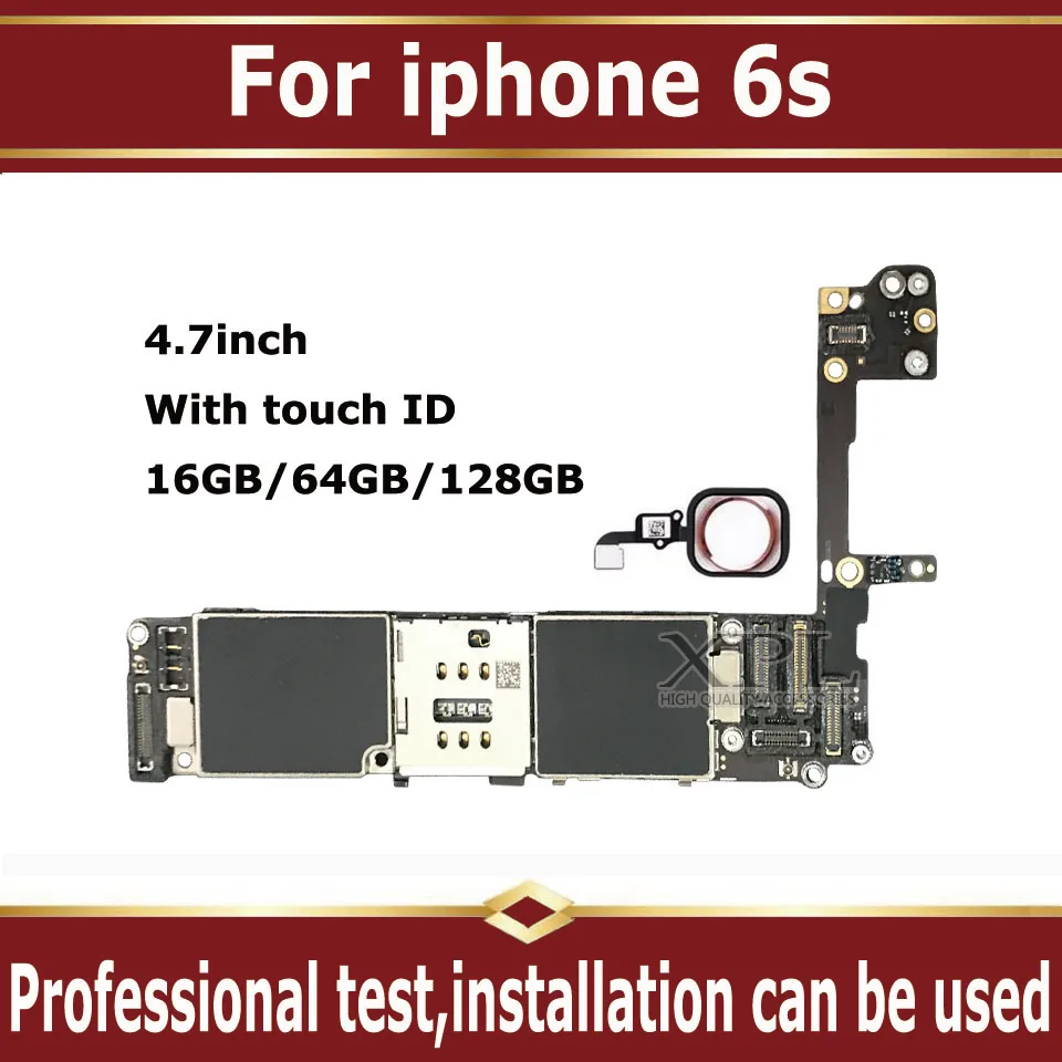 Заводская разблокированная материнская плата для iphone 6 S с сенсорным