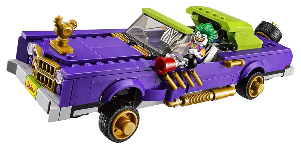 Batman The Joker Notorious Lowrider Building Blocks kits Bricks Movie Model Kids Classic Toys Marvel Compatible legoe Batman The Joker Notorious Lowrider Building Blocks kits Bricks Movie Model Kids Classic Toys Marvel Compatible legoe