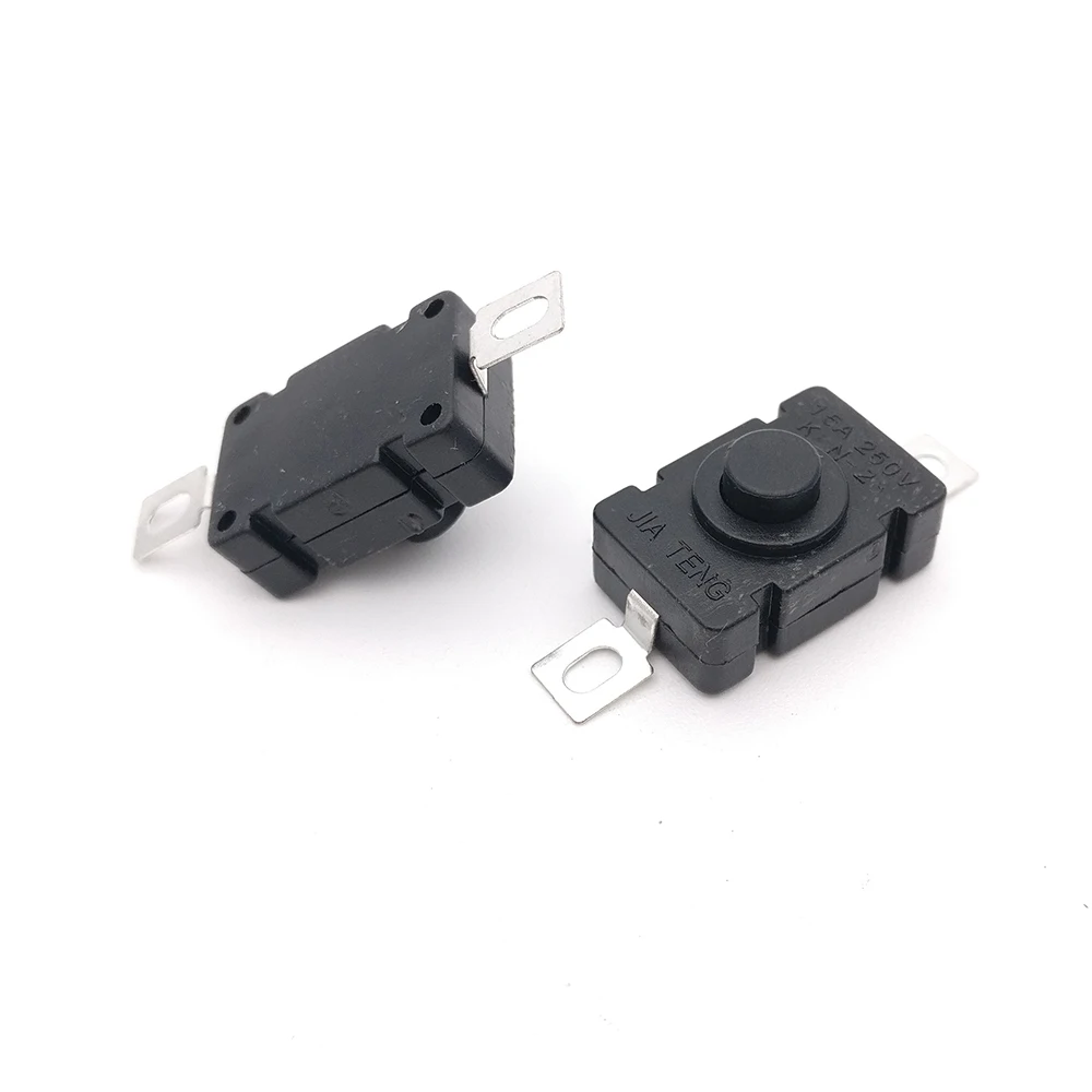100 шт. KAN-28 1.5A250V переключатели для фонарика самоблокирующиеся SMD типа 18x12 мм кнопочные выключатели вкл.-ВЫКЛ
