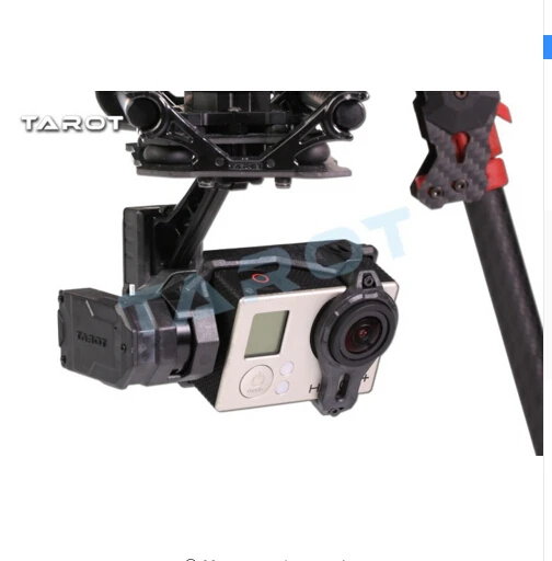 F17394 T4-3D двойной амортизатор Gimbal для Gopro Hero4/3+/3 двойной амортизатор Gimbal TL3D02