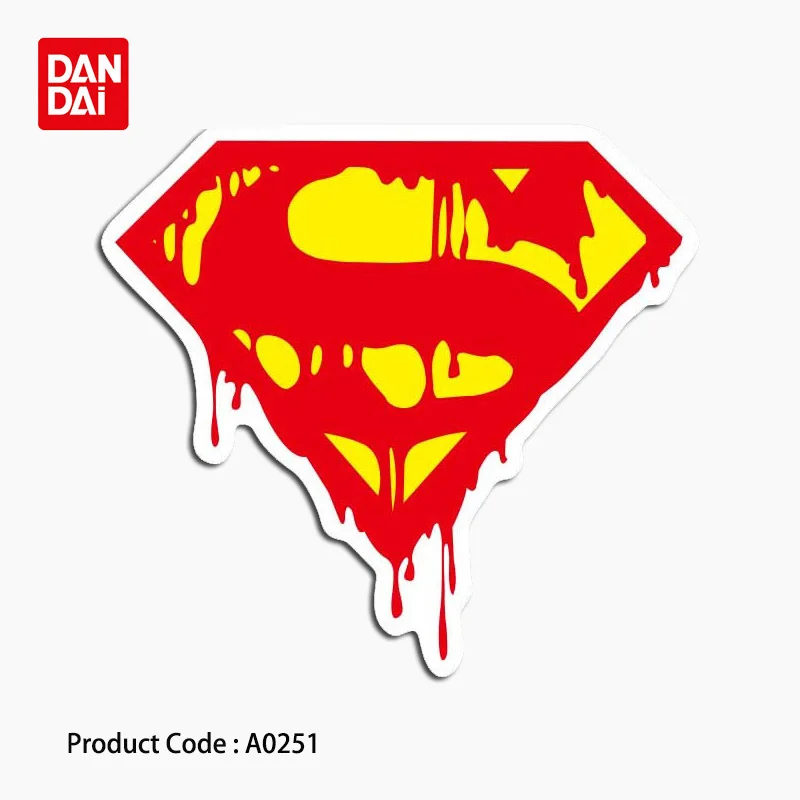 Dissolved Dripping Superman Brand Pattern Waterproof Sticker Notebook Mobile Phone Guitar Skateboard Luggage A0251 hz 30 | Игрушки и