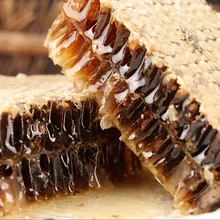 500 г/250 г дикий старый мед гребень мед натуральный мед расческа мед фермер медовая расческа мед Жевательная черная желоба мед