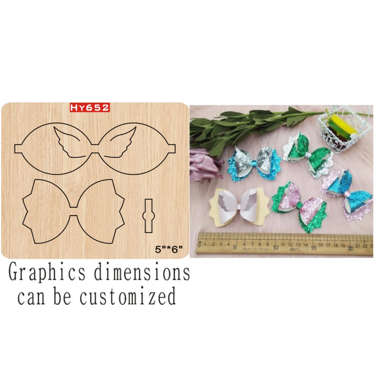 

bow cutting dies 2019 new die cut &wooden dies Suitable for common die cutting machines on the market