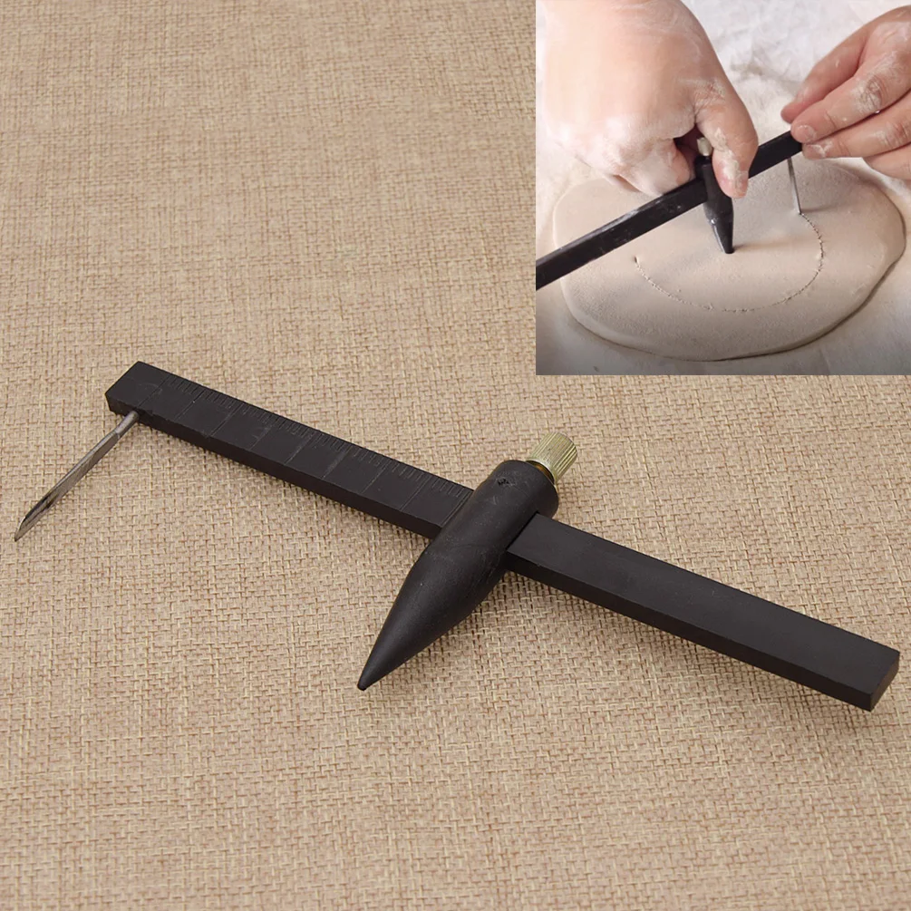 

New Arrival Compass Circle Cutter Caliper For Clay Pottery Ceramic Cut 1-34cm Cutting DIY Making Craft Tools Accessories