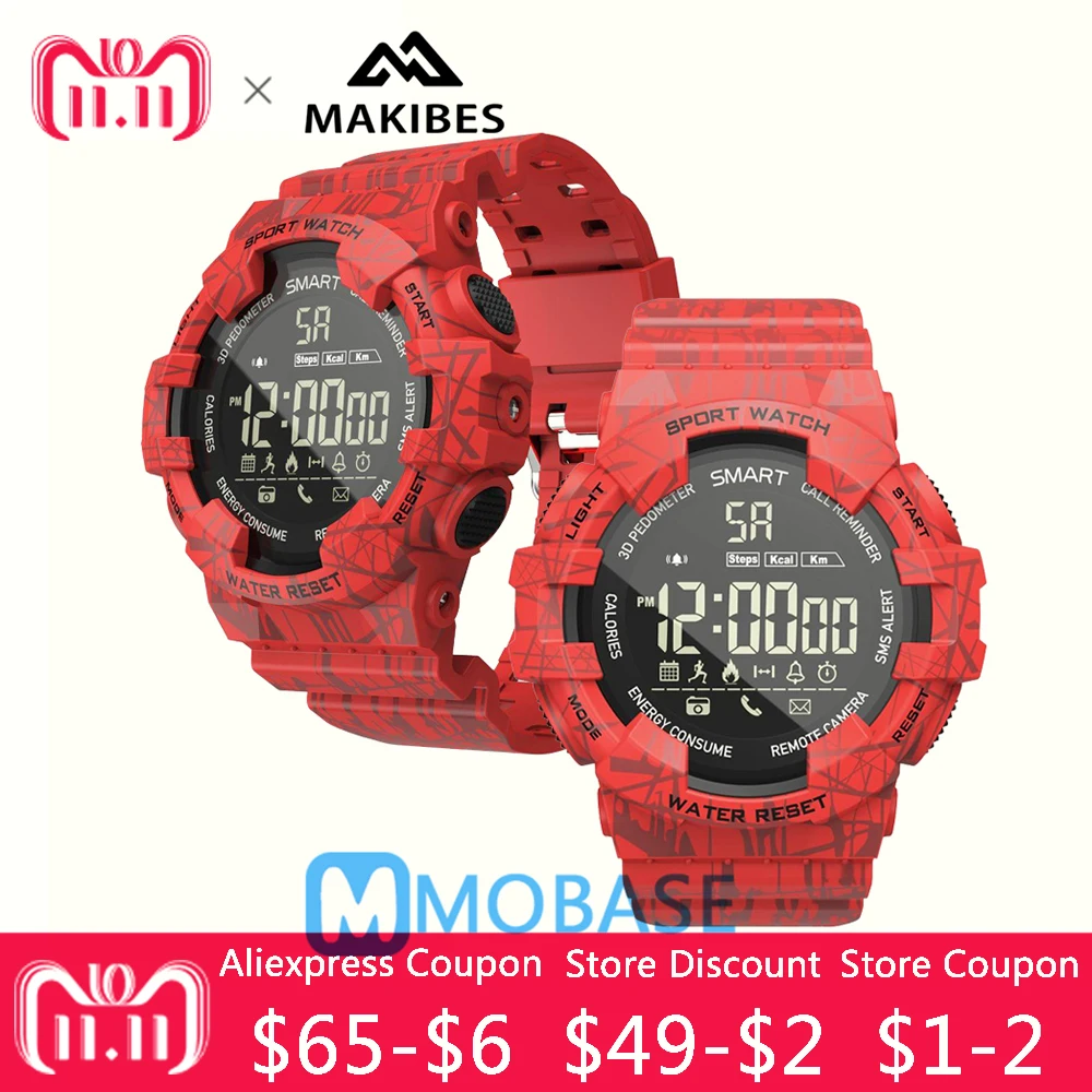 

Makibes GK02 EX16C Smart Watch Waterproof 5ATM sport watch Remote Control Fitness man Watch Bluetooth Activity Tracker