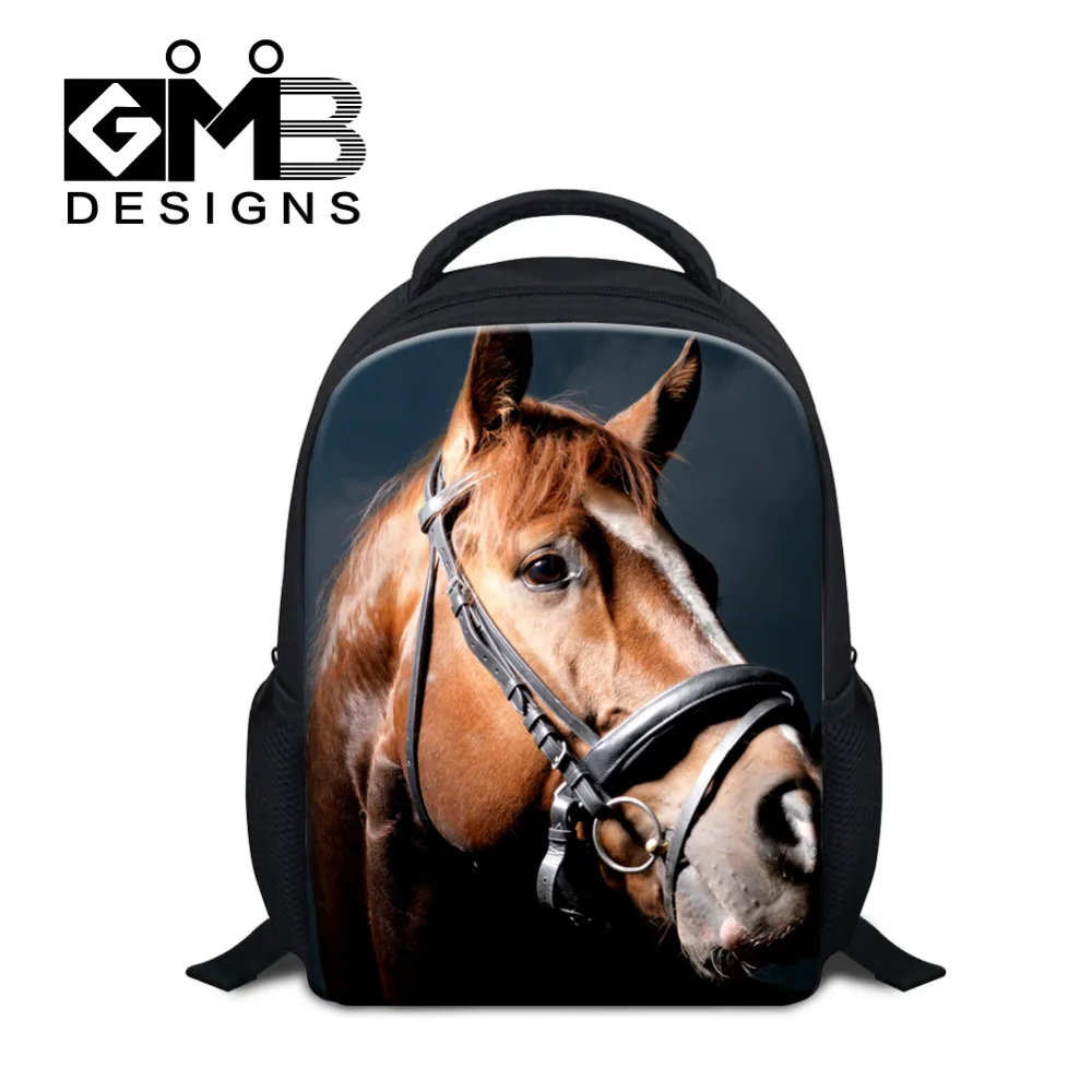 

Didpalang Animal Mini School Bag For Boys Little Children Backpacks Kids SchoolBag Horse Print Book Bag Mochila Escolar Infantil