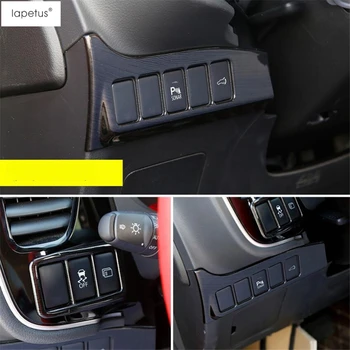 

Lapetus Accessories Fit For Mitsubishi Outlander 2016 - 2019 Center Control Head Lights Lamp Switch Button Molding Cover Trim