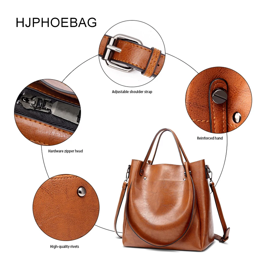 HJPHOEBAG, женская сумка, дизайнерская, модная, искусственная кожа, большой размер, женская сумка-мессенджер, высокое качество, Большая вместительная сумка на плечо YC023