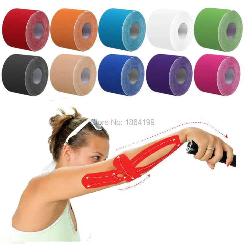 Buy water resistant 5cmx5m kinesiology tape cotton