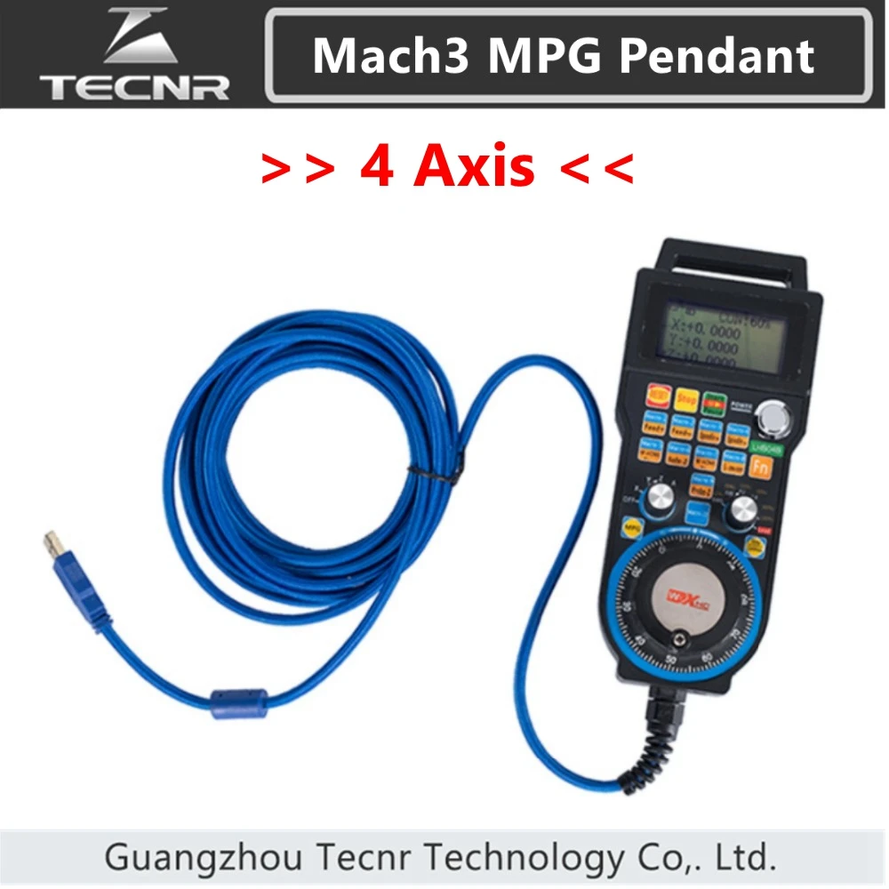 Digital Hand Wheel HB04 3 Axis MPG Pendant for CNC Pulse Generator Mach 3 Router