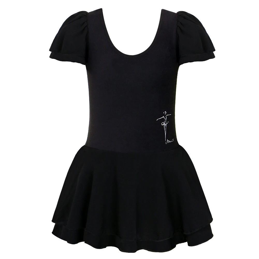 

BAOHULU Ballet Newest Girls Gymnastics Dance Dress Ballet Ballerina Tutu Dress Leotards Skate Costume Dance Wear Black Wholesale