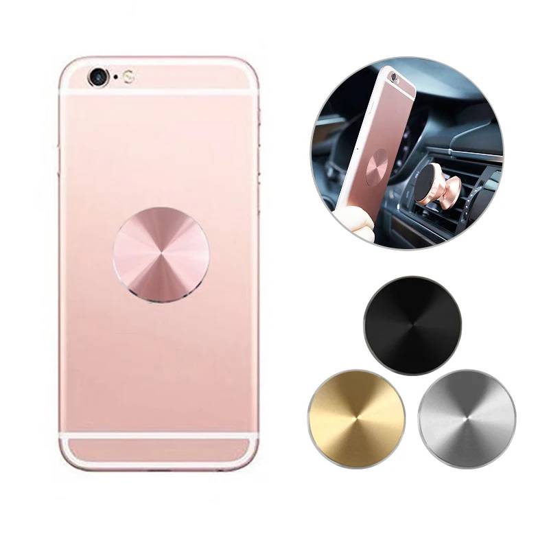 

32*32mm Metal Plate Universal Replacement Metal Plate Kit With Adhesive for Magnetic Car Mount Phone Holder Magnet Mobile Stand