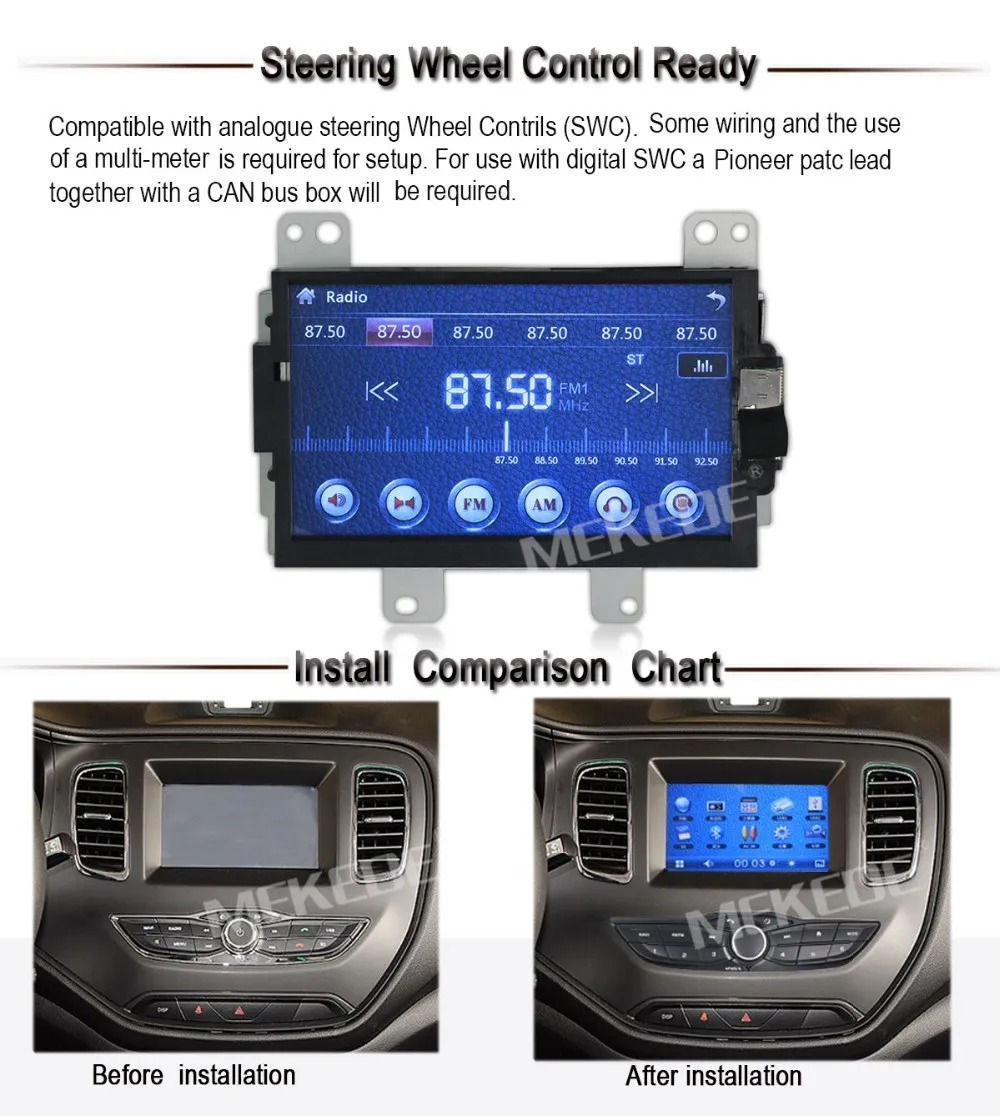 Excellent MEKEDE with Russian menu Car radio player for Geely GC5 with  Multi-Media bluetooth 10EQ band GPS navi free 16GB map 15