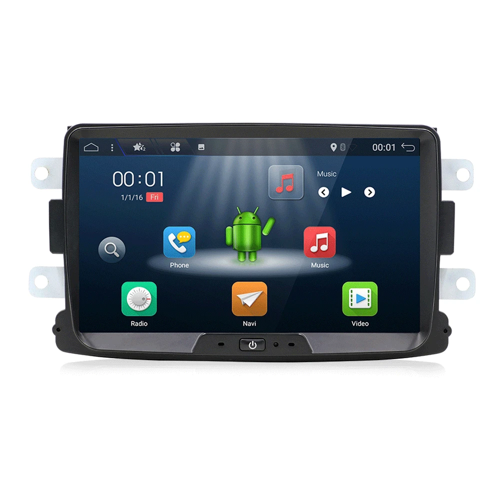 " одиночный din Android 9,0 Автомобильный dvd стерео для Renault Dacia Duster Sandero Lodgy Dokker Авто радио gps навигация автомобильный мультимедиа