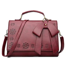 Pahajim корейский женский мешок ретро сумка лук Сумочка с тиснением Женская сумочка Прямая поставка