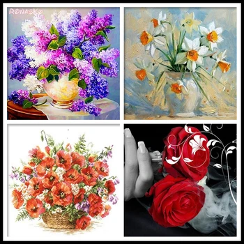 

5D Diy Diamond Painting Full Round Daimond Embroidery diamante Mosaic drill icons Rhinestones Paint christmas gifts R3544