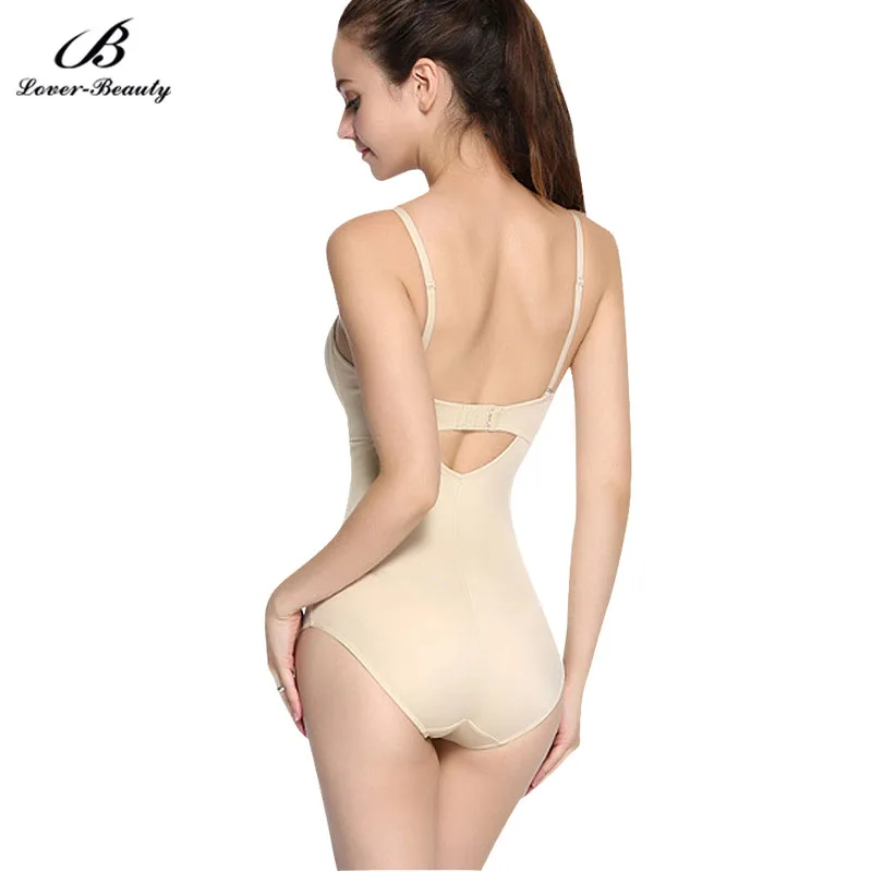 Tanie Lover Beauty damska bezszwowa firma bielizna modelująca U Plunge kombinezon Bikini Backless stringi dolna część odchudzanie urządzenie do modelowania sylwetki FajasA