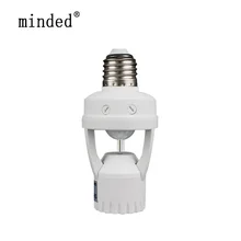 Умный инфракрасный луч движения Сенсор светильник переключатель 110 V-240 V E27 светодиодный держатель лампы детектор время задержки дневной и ночной Режимы регулируемый