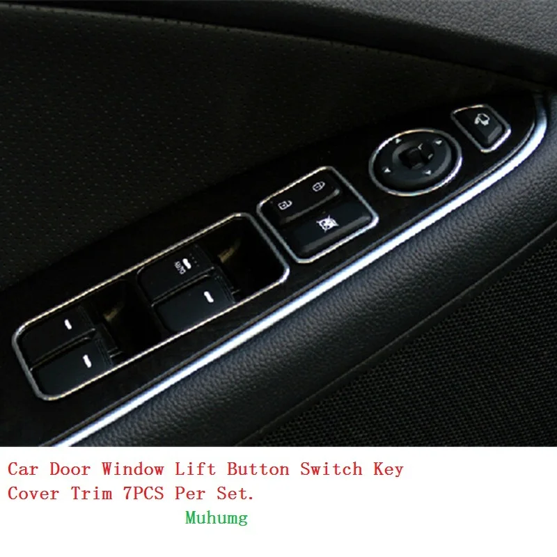 For KIA K5 Optima 2011 2015 Car Door Window Lift Button Switch Cover