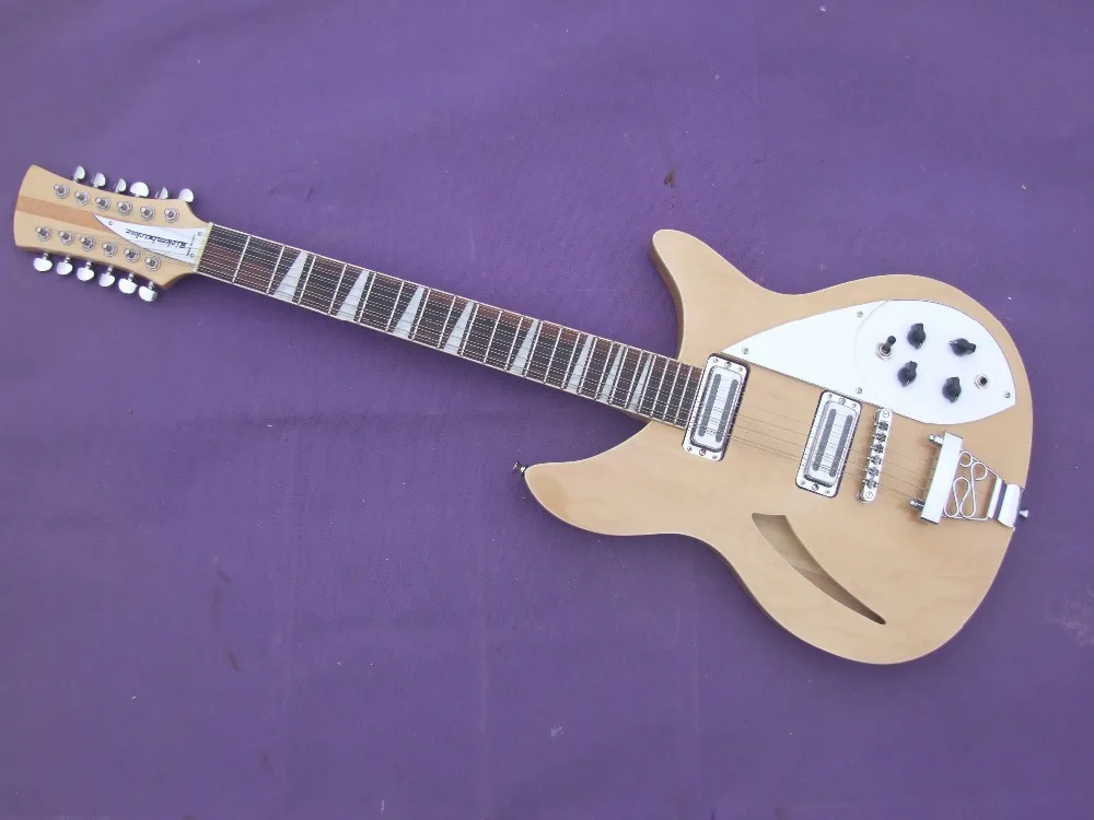 

new style ! Natural Rick330style electric guitar F style 2 x Toaster style pickups Free shipping direct from factory12 string,