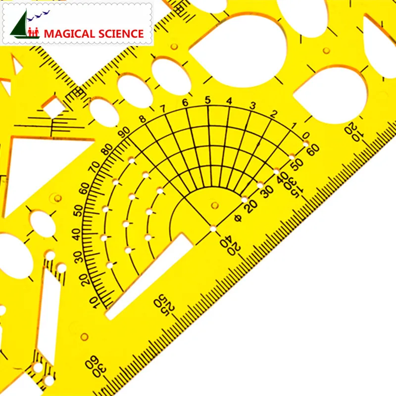 Отопление вентиляция шаблон для рисования пластиковая линейка для студентов Гибкая JSH4366