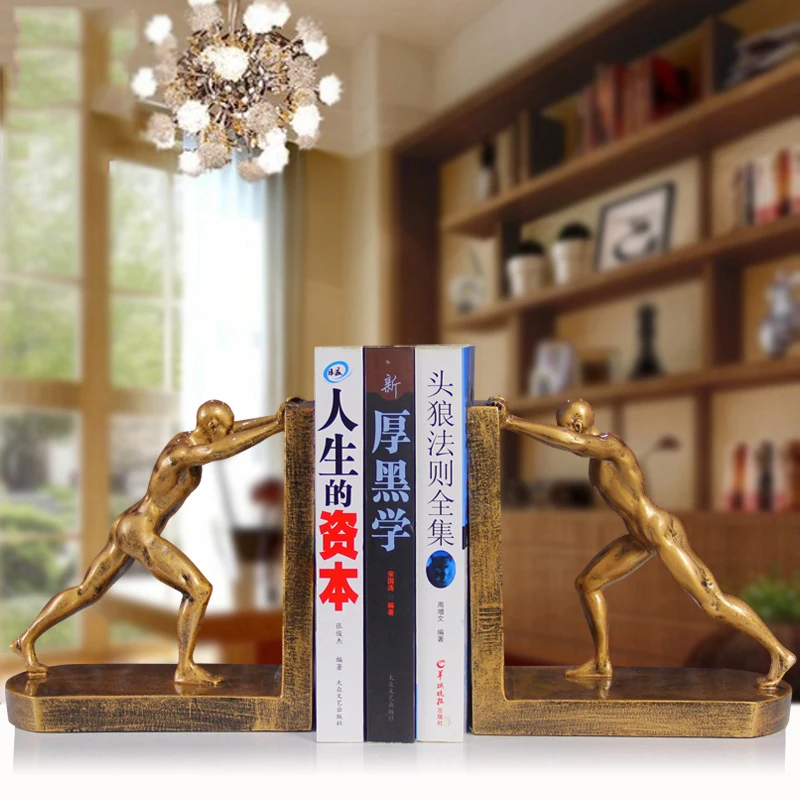 النمط الأوروبي الإبداعية الرجعية الذكور هيئة الكتاب الدفتين الراتنج الحرف الديكور تأثيث المنزل الحديث زخرفة