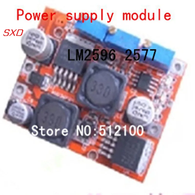 

5PCS/ LOT LM2596 2577 Solar Wind Energy Automatic Step Down Step Up Constant Current Constant Voltage Power Supply Module