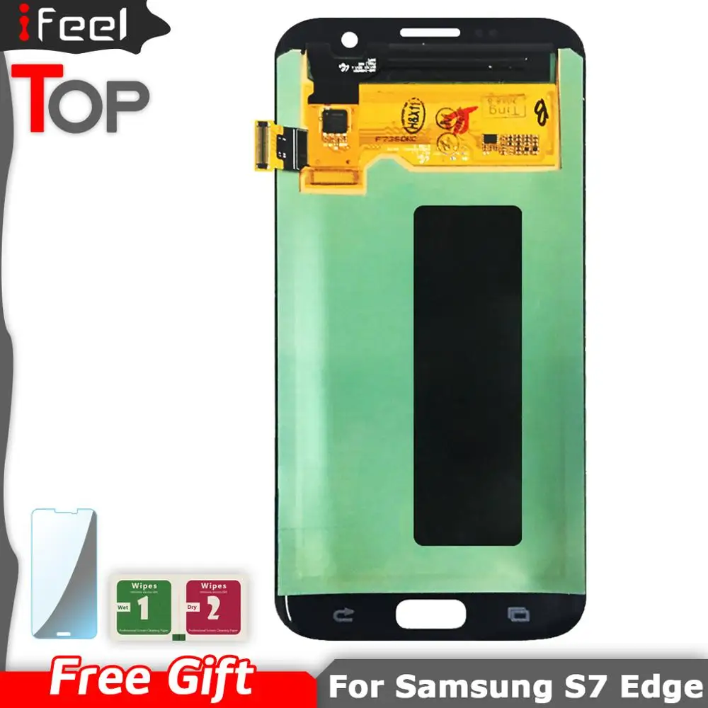 

SUPER AMOLED LCD for SAMSUNG Galaxy s7 edge G935 G935F Display Touch Screen with frame Digitizer