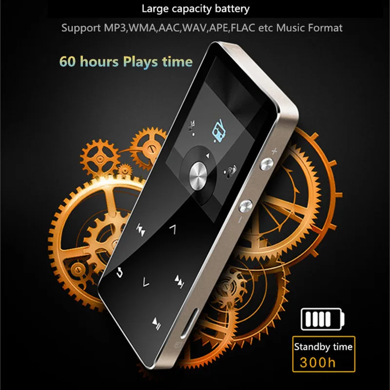 Askmeer K5 Bluetooth Hi Fi без потерь Музыкальный плеер 2 0 &quotЭкран 8 г Touch ключ FM/TF карты