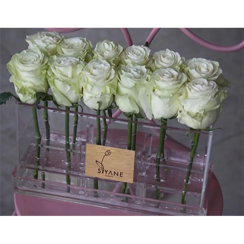 Perspex-rectangle-flower-delivery-box-size-customized