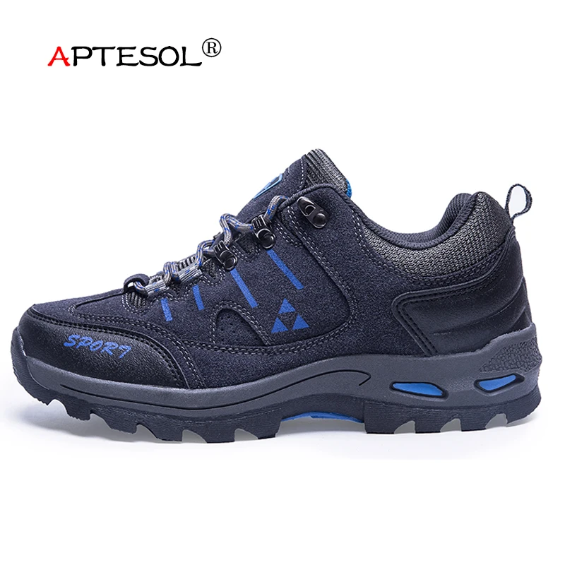 APTESOL Men's Outdoor Anti skidding Winter Boots Men High Quality