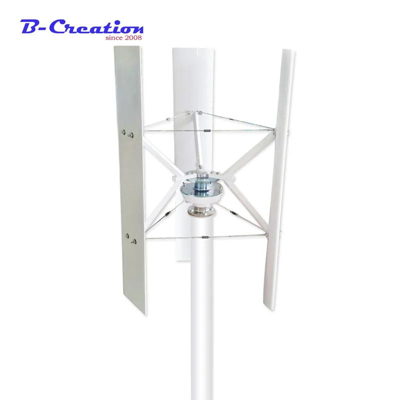 Discount  Wind Power Generator DC12V/24V 300W Vertical Axis Spiral Wind Turbine Generator VAWT for Garden Hom