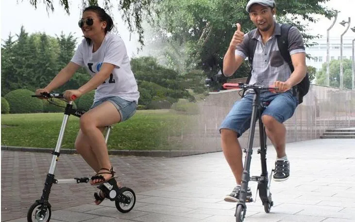 Factory direct sale 8-inch latest upgrade mini ultra light folding bicycle aluminum portable mountain bike