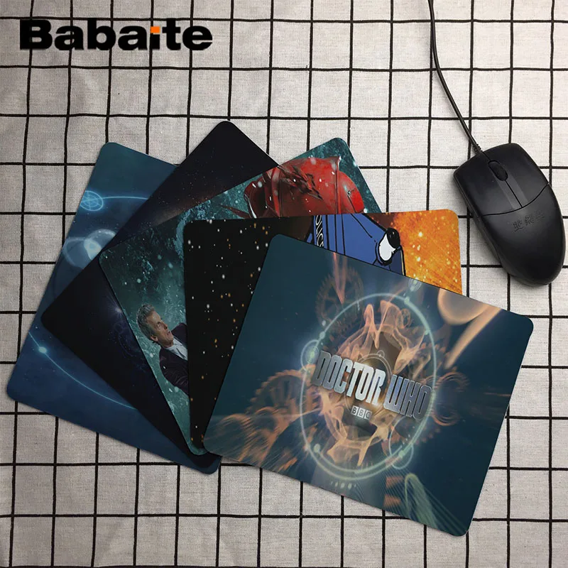 

Fantasy Fiction TV Series Personal Made Mouse Pad Galaxy Planet Doctor Who Notebook PC Gaming Mouse Pad Rectangle Rubber Durable