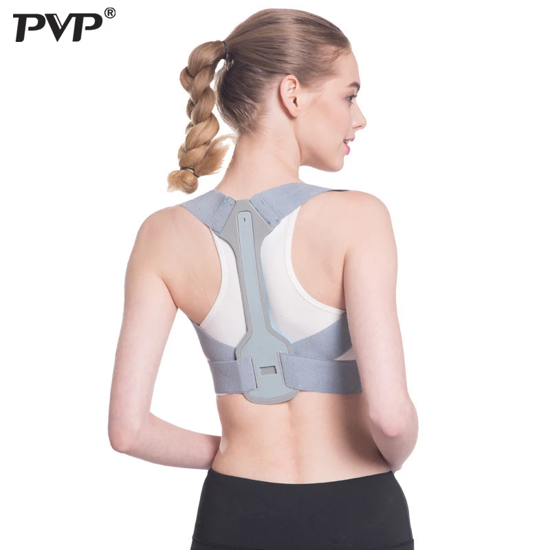 

Adjustable Size Back Posture Corrector Back Pain Relief Support Spine Waist Straps Posture Correction Silver Belt For Men women