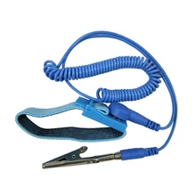 Лидер продаж антистатические браслет ESD беспроводные Беспроводной клип ремешок разряда кабели для электрика IC PLCC работника