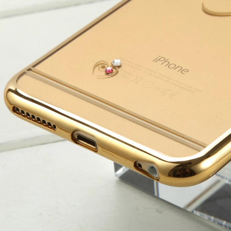 Clear-Phone-Cases-For-iphone-7-Case-Ultra-Thin-Soft-TPU-Crystal-Heart-Plating-Diamond-Cover (5)