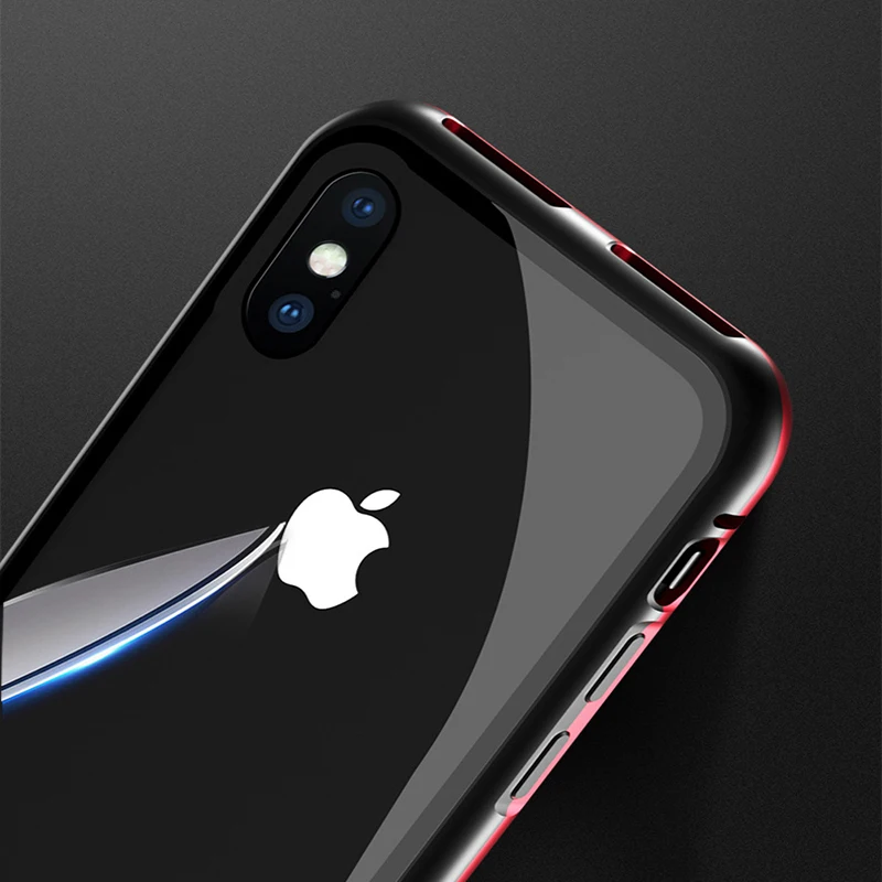 Suntaiho Tempered Glass case for iPhone 7 plus case for iPhone XS MAX 8 plus case XR Magnetic Tempered Glass back Phone X Case Suntaiho Tempered Glass case for iPhone 7 plus case for iPhone XS MAX 8 plus case XR Magnetic Tempered Glass back Phone X Case